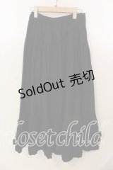 KETTY / 裾フリルスカート  クロ O-25-12-17-030-EL-SK-IG-OS