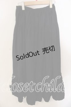 画像2: KETTY / 裾フリルスカート  クロ O-25-12-17-030-EL-SK-IG-OS