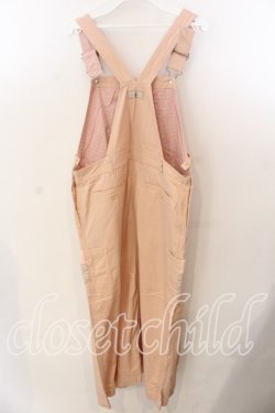 画像3: KETTY / ギンガムポケット付きサロペットワンピース  ピンク O-25-12-17-034-EL-OP-IG-OS