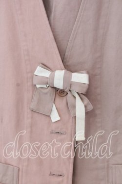 画像2: KETTY / プレーンリボンベスト  ピンク O-25-12-17-036-EL-TO-IG-OS