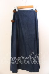 KANEKO ISAO / デニム巻きスカート  インディゴ O-25-12-17-038-EL-SK-IG-OS