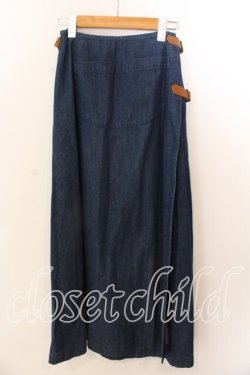 画像2: KANEKO ISAO / デニム巻きスカート  インディゴ O-25-12-17-038-EL-SK-IG-OS