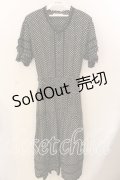 KANEKO ISAO / ドットロングワンピース  クロ O-25-12-17-040-EL-OP-IG-OS