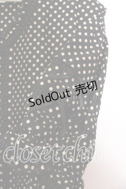 画像2: KANEKO ISAO / ドットロングワンピース  クロ O-25-12-17-040-EL-OP-IG-OS