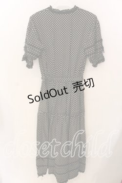 画像3: KANEKO ISAO / ドットロングワンピース  クロ O-25-12-17-040-EL-OP-IG-OS