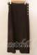 画像1: INGEBORG / サイドパールボタンスカート  ブラウン O-25-12-17-042-LO-SK-IG-OS (1)