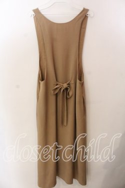 画像2: KANEKO ISAO / タックリボンジャンパースカート  キャメル O-25-12-17-044-EL-OP-IG-OS