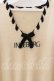画像2: INGEBORG / ロゴニットリボンワンピース  アイボリー O-25-12-17-045-LO-OP-IG-OS (2)