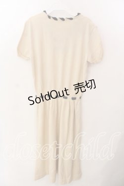 画像3: INGEBORG / ロゴニットリボンワンピース  アイボリー O-25-12-17-045-LO-OP-IG-OS