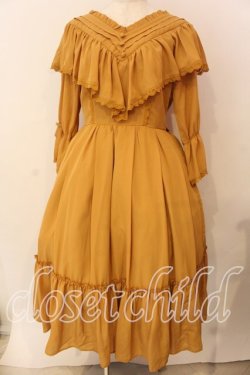 画像1: axes femme kawaii / シャルロットワンピース  マスタード O-25-12-17-047-AX-OP-IG-OS