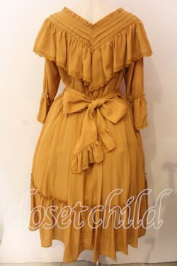 画像2: axes femme kawaii / シャルロットワンピース  マスタード O-25-12-17-047-AX-OP-IG-OS