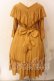 画像2: axes femme kawaii / シャルロットワンピース  マスタード O-25-12-17-047-AX-OP-IG-OS (2)