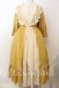 画像1: axes femme kawaii / マリアンヌワンピース  イエロー O-25-12-17-050-AX-OP-IG-OS (1)