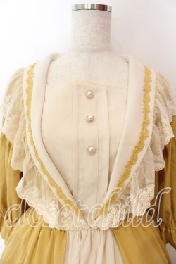 画像2: axes femme kawaii / マリアンヌワンピース  イエロー O-25-12-17-050-AX-OP-IG-OS