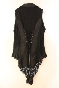 画像3: Qutie Frash / 2025プレミアム〜黒蝶〜テーラードジレ  ブラック O-25-12-17-005-QU-SK-YM-OS