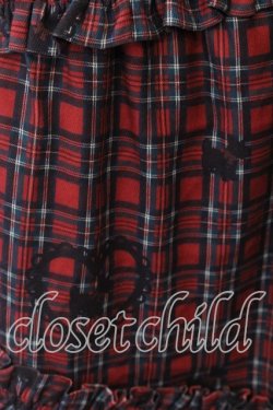 画像2: axes femme kawaii / おさんぽテリア柄スカート Ｍ アカ O-25-12-17-053-AX-SK-IG-OS