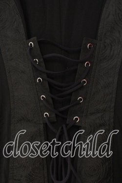 画像4: Qutie Frash / 2025プレミアム〜黒蝶〜テーラードジレ  ブラック O-25-12-17-005-QU-SK-YM-OS