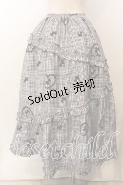 画像3: axes femme kawaii / おさんぽテリア柄スカート  グレー O-25-12-17-055-AX-SK-IG-OS