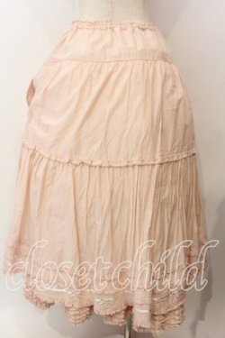 画像2: PINK HOUSE / ローンティアードスカート  ピンク O-25-12-17-057-LO-SK-IG-OS