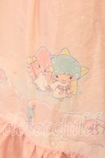 画像3: PINK HOUSE / Little Twin Stars×PINK HOUSE A Starry Night Wish柄スカート  ピンク O-25-12-17-059-LO-SK-IG-OS (3)