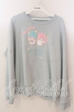 画像1: PINK HOUSE / Little Twin Stars×PINK HOUSE プリントトレーナー  サックス O-25-12-17-063-LO-TO-IG-ZI (1)