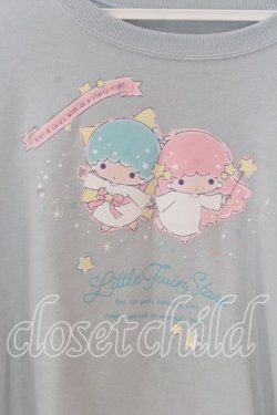 画像2: PINK HOUSE / Little Twin Stars×PINK HOUSE プリントトレーナー  サックス O-25-12-17-063-LO-TO-IG-OS