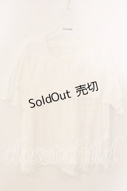 画像1: PINK HOUSE / スクエアカラーローンブラウス  シロ O-25-12-17-064-LO-BL-IG-OS