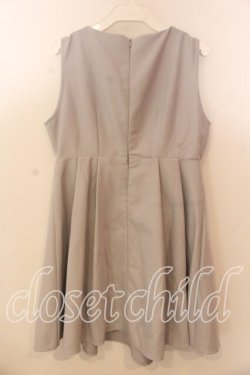 画像2: evelyn / ベロアレースアップ起毛スカート  グレー O-25-12-17-067-LO-OP-IG-OS