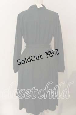 画像3: axes femme / フラワー刺繍連釦ワンピース  グリーン O-25-12-17-071-AX-OP-IG-OS