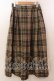 画像1: axes femme / フロッキーチェックスカート  グリーン O-25-12-17-073-AX-SK-IG-OS (1)