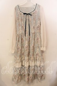 axes femme / マドモワゼルワンピース Ｌ サックス O-25-12-17-080-AX-OP-IG-OS