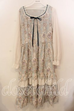 画像1: axes femme / マドモワゼルワンピース Ｌ サックス O-25-12-17-080-AX-OP-IG-OS