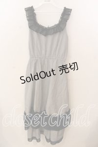 axes femme / ローズリボンチェックワンピース  クロ O-25-12-17-083-AX-OP-IG-OS