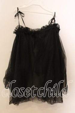 画像2: axes femme / 4wayチュールチュニック  クロ O-25-12-17-084-AX-TO-IG-OS