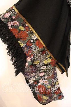 画像4: Qutie Frash / 2025プレミアムセット【華龍】着物カーデ  ブラック×マルチ O-25-12-17-009-QU-SK-IG-OS