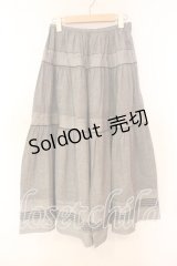 KETTY / ギンガム切替スカート  クロ O-25-12-17-013-EL-SK-IG-OS