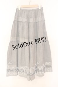 KETTY / ギンガム切替スカート  クロ O-25-12-17-013-EL-SK-IG-OS