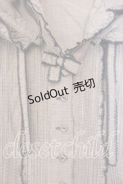 画像2: KETTY / ギンガムチェックフードブラウス  ネイビー O-25-12-17-015-EL-BL-IG-OS