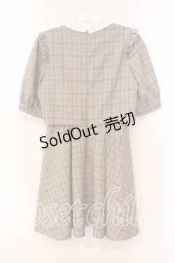 画像3: Rojita / 配色チェックカラーワンピース  ブラウン O-25-12-17-002-LO-OP-IG-OS