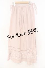 KETTY / ギンガムチェックタックフリルスカート  ピンク O-25-12-17-021-EL-SK-IG-OS