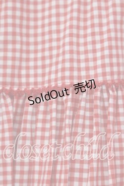 画像3: WONDERFUL WORLD / ギンガムチェック裾フリルスカート  アカ O-25-12-17-024-LO-SK-IG-OS