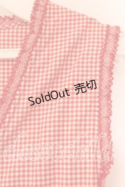 画像3: WONDERFUL WORLD / ギンガムチェックベスト  アカ O-25-12-17-025-LO-TO-IG-OS