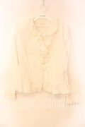 KETTY / ラッフルフリルブラウス  シロ O-25-12-17-026-EL-BL-IG-OS