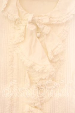 画像2: KETTY / ラッフルフリルブラウス  シロ O-25-12-17-026-EL-BL-IG-OS