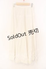 KETTY / ピコフリルリボンスカート  シロ O-25-12-17-027-EL-SK-IG-OS