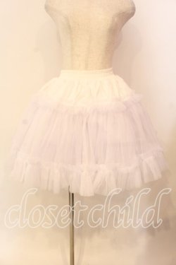 画像1: AND ROMEO / パニエ ボリューム Aライン P2  ホワイト O-25-12-18-001-LO-SK-IG-OS