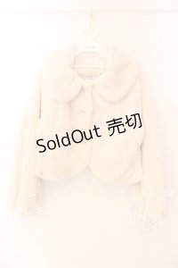 m petit by misako / ショートコート Ｌ アイボリー×マイメロディ O-25-12-18-034-LO-CO-IG-OS