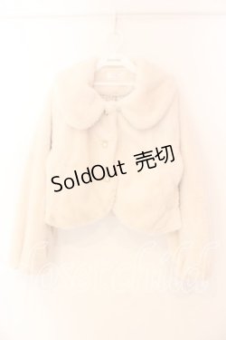 画像1: m petit by misako / ショートコート Ｌ アイボリー×マイメロディ O-25-12-18-034-LO-CO-IG-OS