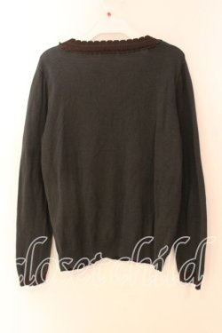 画像2: axes femme / アーガイルニット  グリーン O-25-12-18-042-AX-TO-IG-OS