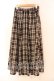 画像2: axes femme / アシメベルトチェック柄スカート Ｓ ブラウン O-25-12-18-043-AX-SK-IG-OS (2)